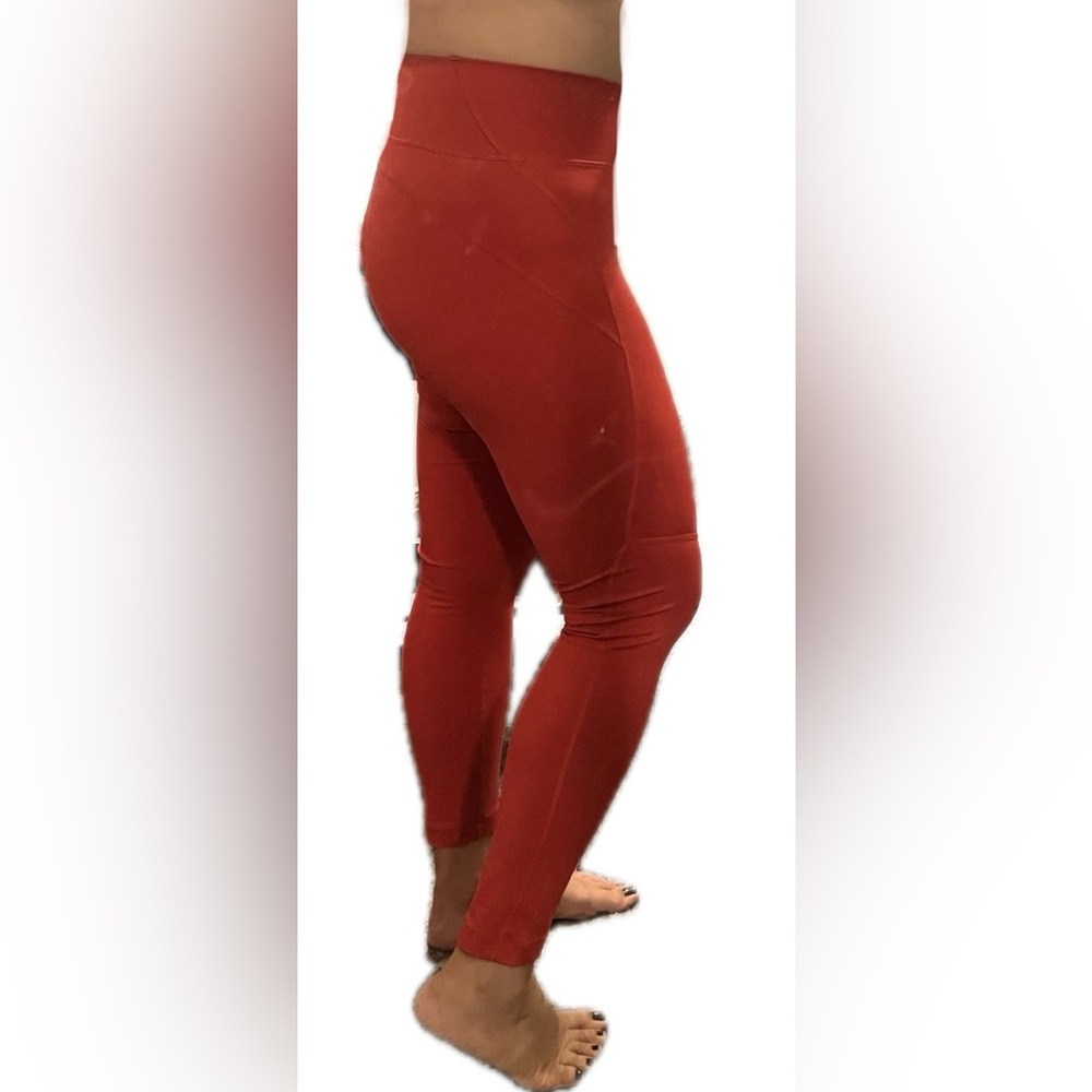 Outdoor Voices FIRE Sun 7/8 Yoga Pants Leggings Waist Band M Lululemon Align Gym